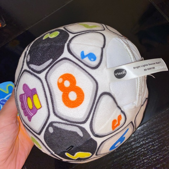 Vtech Bright Lights Plush Talking Soccer Ball - Picture 3 of 4